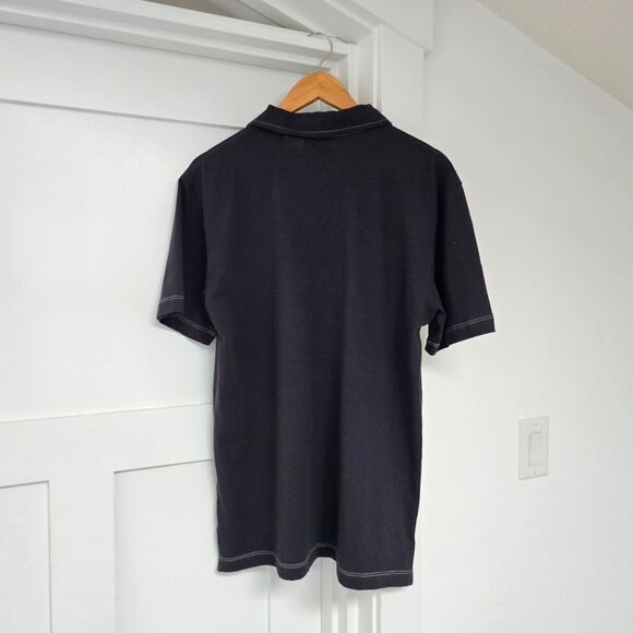 🆕️ Billy Reid Pensacola Short Sleeve Polo in Navy - Picture 4 of 13